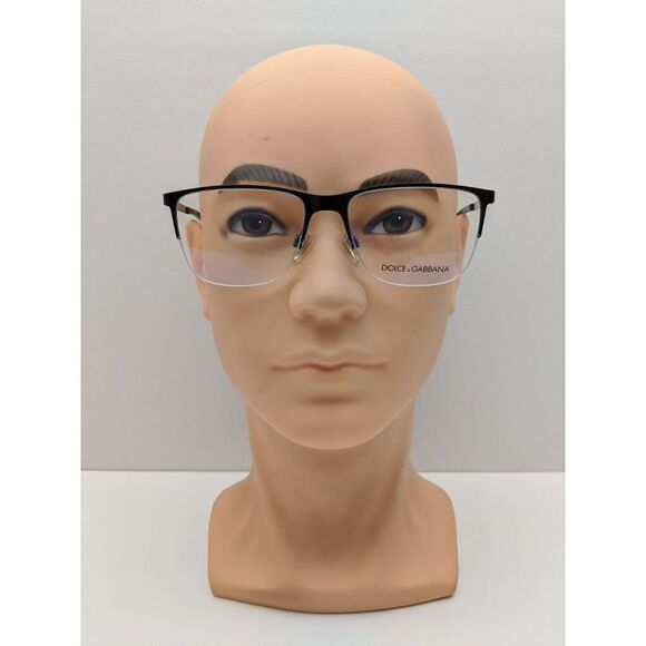 🕶️Made in Italy! Dolce&Gabbana DG1283 01 Eyeglasses 55/17 140 /KAC636🕶️ - Picture 9 of 10